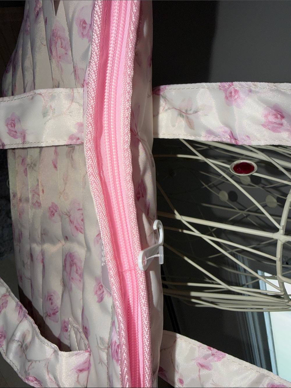NWT! LOVE SHACK FANCY x TARGET Yoobi Ribbon Rosa Quilted Floral Tote Bag - Picture 9 of 14
